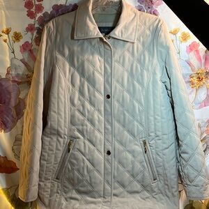 Liz Clairborne Beige lightweight Jacket-size L-EUC
